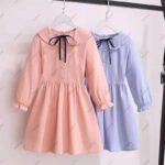 Bow Summer Girls chiffon high waist