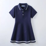 Summer Teenager Polo Dress For Girl