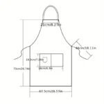 Apron Product Unisex Design No 075AF Muti color - Image 3