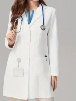 Medical Coat For Female Long Basic - Image 2